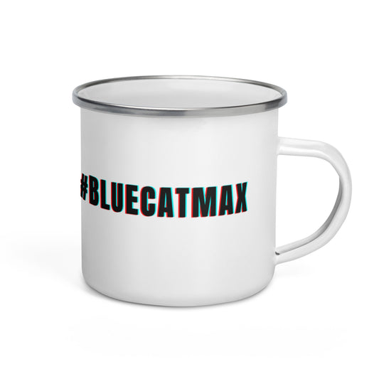 #bluecatmax Eco-Friendly Enamel Mug 12oz