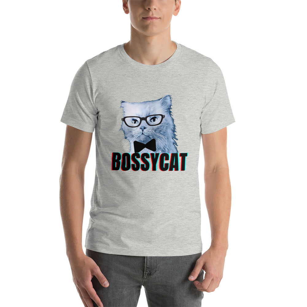 BOSSY CAT NFT Short-Sleeve Unisex Plus Size T-Shirt XS-5XL