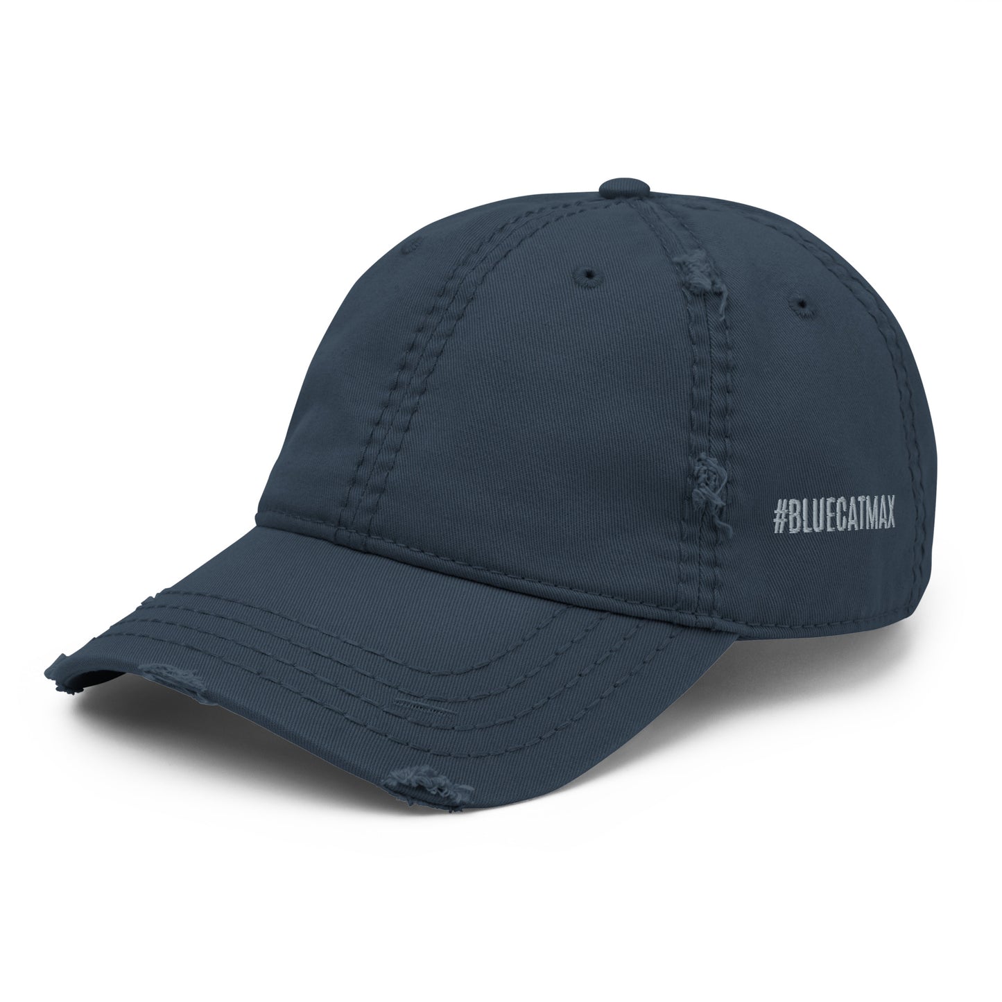 Distressed Dad Hat Cotton Embroidery [Four Colors Available]