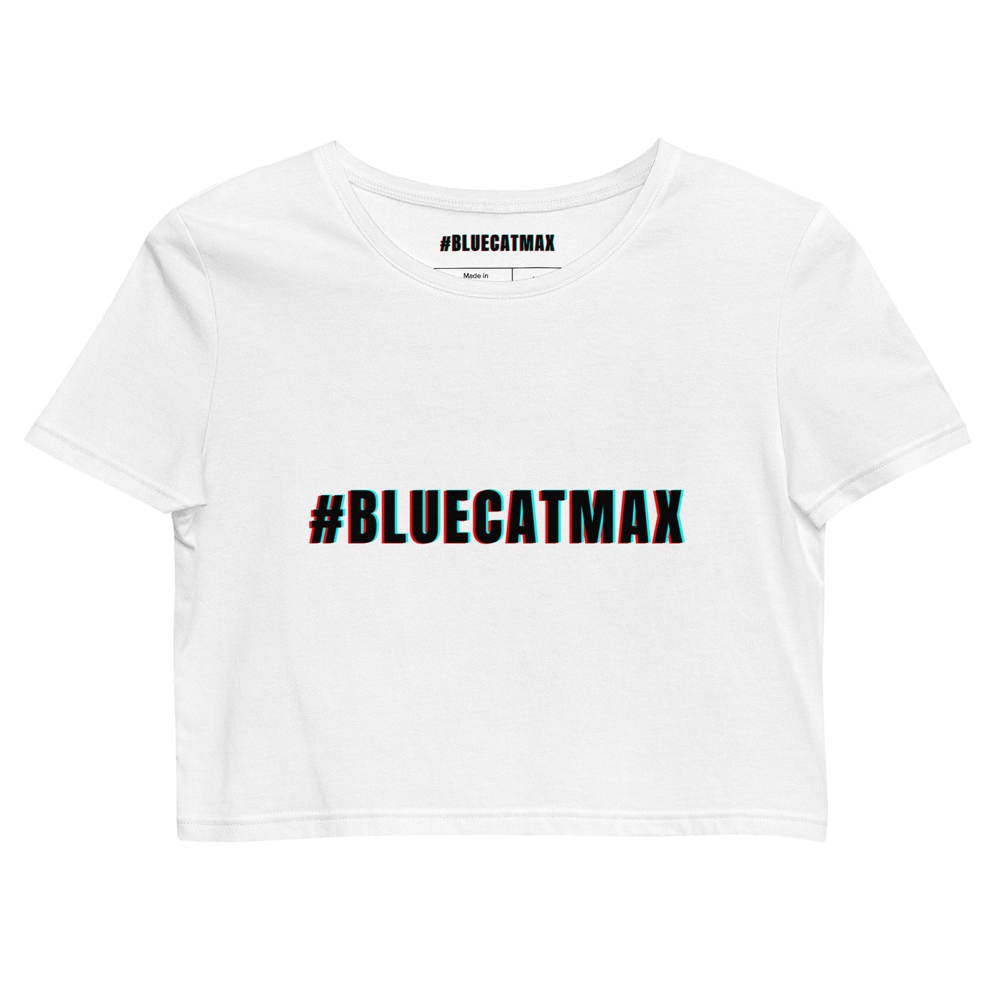 #bluecatmax Premium Organic Crop Top M-XL