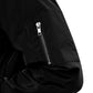 ECO Premium Retro Style Recycled Bomber Jacket Embroidered XS - 2XL Black