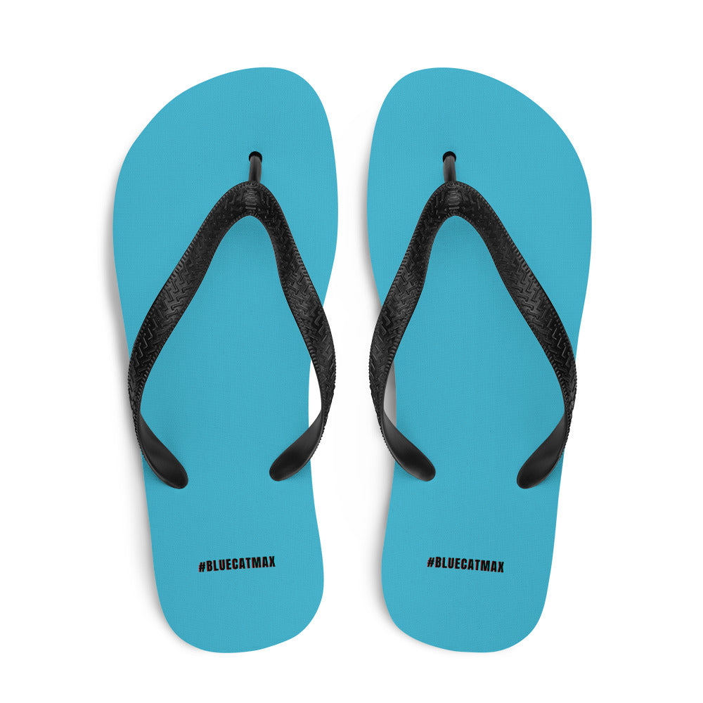 #bluecatmax Unisex Flip-Flops Comfy Durable Blue