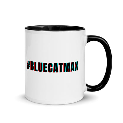 #bluecatmax Ceramic Mug With Color Inside 11oz